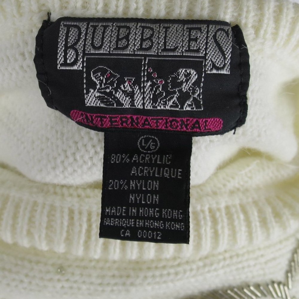 Vtg 80s Deadstock Beaded Sweater Size L - Picture 10 of 11